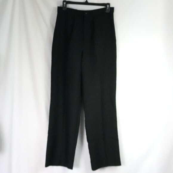 LNC Vintage Retro Handmade Womens High Rise Size 10 Black Slacks Dress Pants - Picture 1 of 6